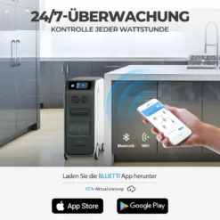 BLUETTI 3000W Tragbare Stromgenerator EP500Pro Solargenerator Mit 5100Wh LiFePO4 Batterie, Stromerzeuger Für Camping, Notfall, Wohnwagen -Vidailo Verkaufe 5e226ac1da8cb3f7245a28529ca3308c