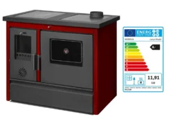 Küchenofen Holzherd Kaminofen Herd Gusseisen 11,91KW BimSchV2 EEK A+ Bordeux