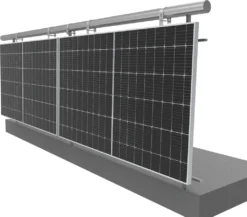 NuaSol Balkonkraftwerkhalterung Geländer Befestigung 2 Solarmodule Photovoltaik -Vidailo Verkaufe 5f9417f8e30634d36729b4ba1774cf49