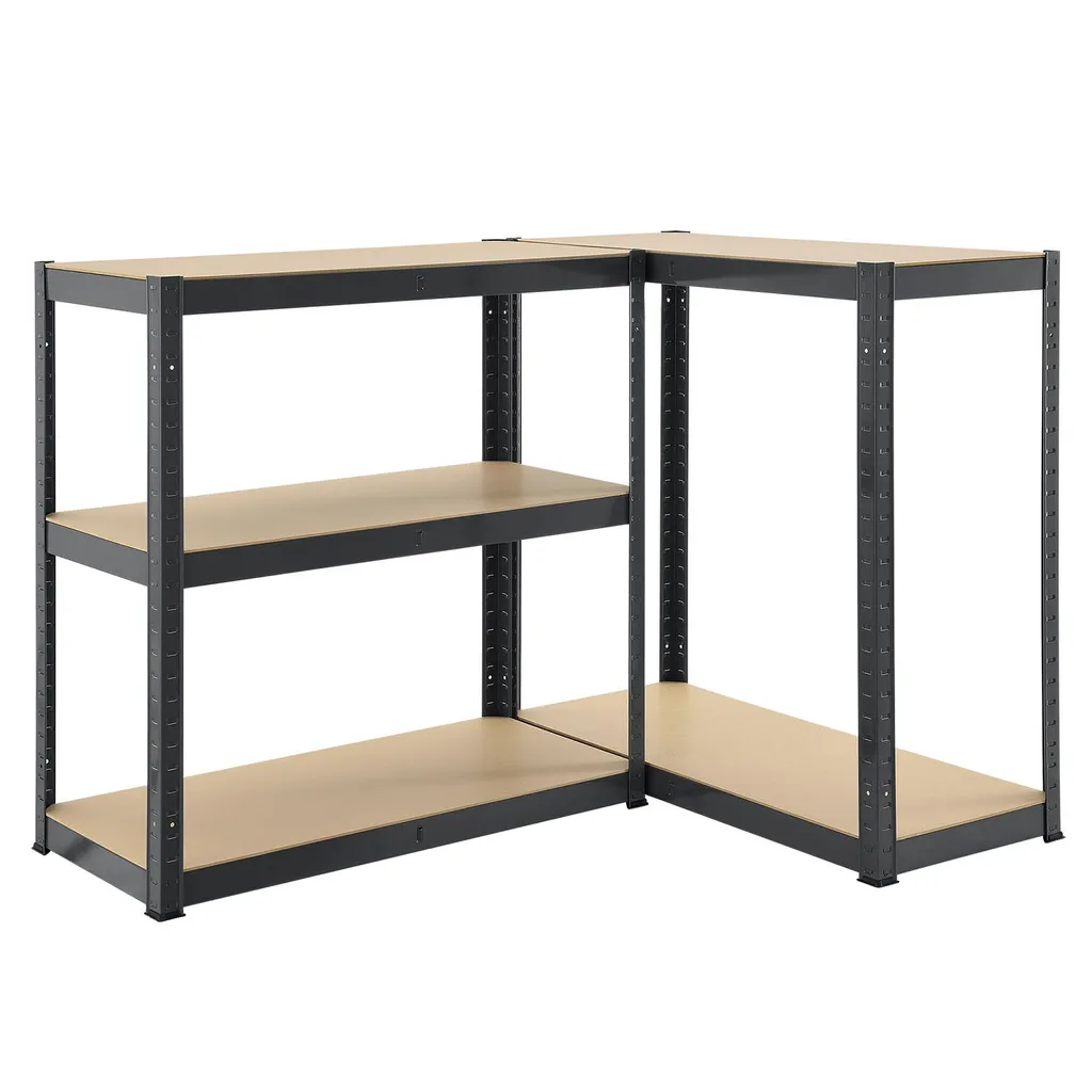 Juskys Lagerregal Basic 2er Set 180x90x40 Cm Grau – 2 Schwerlastregale Mit 10 Böden – Max. 1750 Kg - Metall Verzinkt - Regale Kellerregal Metallregal 17 Juskys Lagerregal Basic 2er Set 180x90x40 Cm Grau – 2 Schwerlastregale Mit 10 Böden – Max. 1750 Kg - Metall Verzinkt - Regale Kellerregal Metallregal – Bild 15