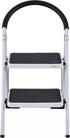 COSTWAY Trittleiter Klapptritt Stehleiter Haushaltsleiter Stufenleiter Stufenstehleiter 2 Stufen Klappbar Metall 150KG -Vidailo Verkaufe 60a3bd162a4f00609af46c53b71c12bf