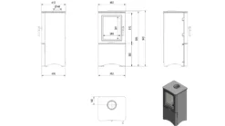 Kaminofen Aus Stahl K5 Ø 150 7 KW -Vidailo Verkaufe 60a5cb6ea96890ee5f95a773d8022e2d