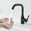 Auralum 360° Drehbar Armatur Für Küche Und Waschbeken, Badarmatur Einhebel-Waschtischmischer, Schwarz -Vidailo Verkaufe 6331935057e6af4c886610e53ee7e1cc