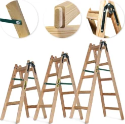 Stehleiter Malerleiter 2x5 Sprossen Holz Doppelleiter 12 Stehleiter Malerleiter 2x5 Sprossen Holz Doppelleiter -Vidailo Verkaufe 6334f2579f0e81e07c114112b409de88