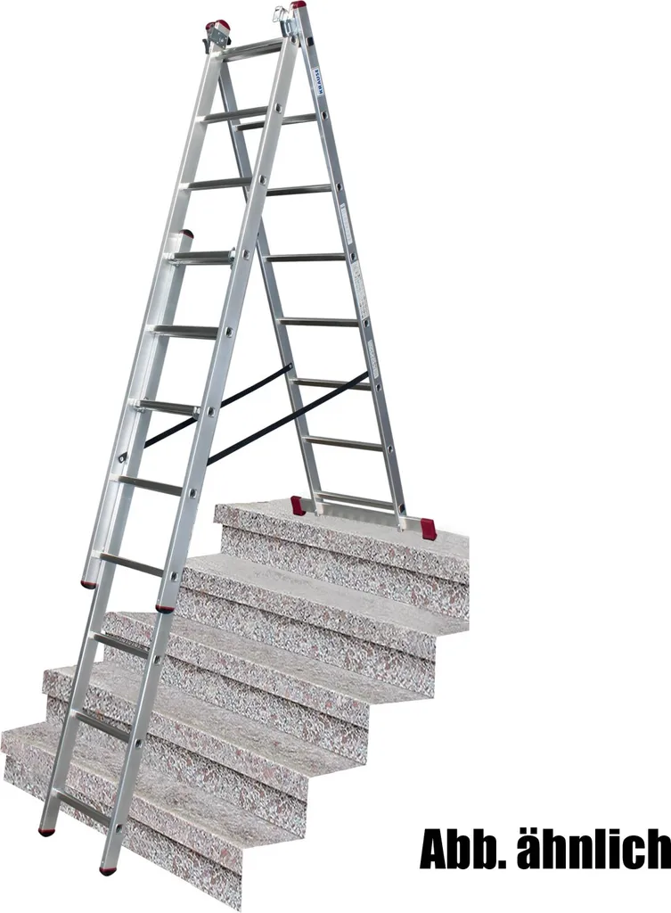 KRAUSE Corda VielzweckLeiter Mit Treppenfunktion 3 X 6 Sprossen Arbeitshöhe 4,55m 8 KRAUSE Corda VielzweckLeiter Mit Treppenfunktion 3 X 6 Sprossen Arbeitshöhe 4,55m – Bild 6