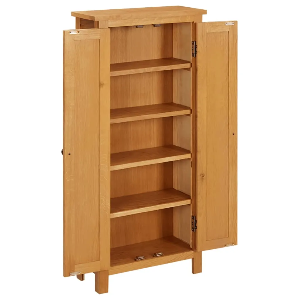VidaXL Schrank 50x22x110 Cm Massivholz Eiche 9 VidaXL Schrank 50x22x110 Cm Massivholz Eiche – Bild 7