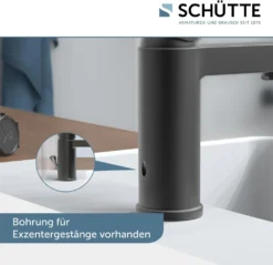 SCHÜTTE Waschtischarmatur ELEPHANT Mit Ablaufgarnitur, Wasserhahn Bad Mit Pop Up, Graphit Matt 14 SCHÜTTE Waschtischarmatur ELEPHANT Mit Ablaufgarnitur, Wasserhahn Bad Mit Pop Up, Graphit Matt -Vidailo Verkaufe 65248810eff07badd9ae96d5007e0547