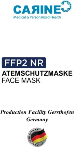 Carine Medizinische Masken CARINE FFP2 NR Masken 30 Stk -Vidailo Verkaufe 65f13687bd7526ffc8a40c64b41e468c