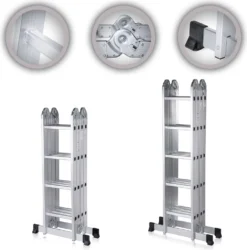 MAXCRAFT Multifunktionsleiter / Mehrzweckleiter 4x5 - Länge 5,51m -Vidailo Verkaufe 669489ce5de06d75e7de6cf983a0f939