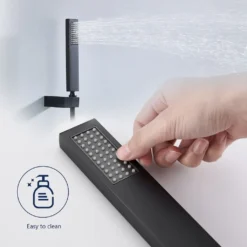 Moderne Badewannenarmatur Mit Regal Wannenarmatur Wasserfall Mit Handbrause Badewanne Armatur Duscharmatur Für Bad Schwarz Matt -Vidailo Verkaufe 672b6f04fe87f583a491addb7e8af04d