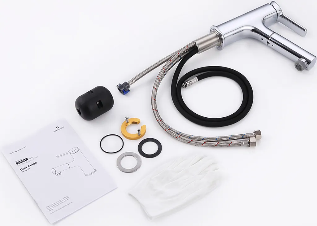 Homelody Badarmatur Mit 2 Strahlarten Wasserhahn Bad Mit Ausziehbarer Brause Waschtischarmatur, Mischbatterie Mit Mundspülungsauslauf Für Bad, Chrom 12 Homelody Badarmatur Mit 2 Strahlarten Wasserhahn Bad Mit Ausziehbarer Brause Waschtischarmatur, Mischbatterie Mit Mundspülungsauslauf Für Bad, Chrom – Bild 10