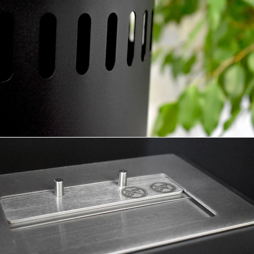 GLOW FIRE Ethanol Kamin 'Bergen' | Ethanolofen In Schwarz Mit 6 Std. Brenndauer Und 2 KW Heizleistung | HxD: 112,5x45 Cm 12 GLOW FIRE Ethanol Kamin 'Bergen' | Ethanolofen In Schwarz Mit 6 Std. Brenndauer Und 2 KW Heizleistung | HxD: 112,5x45 Cm – Bild 10