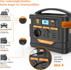 NOVOO Tragbare Stromerzeuger Power Station Solar Stromgenerator Solar Powerbank, 296Wh 80000mAh Mobiler Energiespeicher,230AC Steckdose,PD 45W Type-C,Solar Generator Für Notfall Campin -Vidailo Verkaufe 693224992d95820a30eed3304157200e