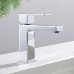 Wasserhahn Bad Armatur Waschbecken Mischbatterie Badarmatur Waschtischarmatur Einhandmischer Messing Chrom Für Badezimmer -Vidailo Verkaufe 6aaed3c0643f794a8fab53cdf89496c2