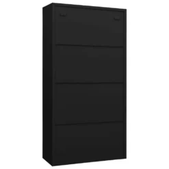 VidaXL Schließfachschrank Schwarz 90x40x180 Cm Stahl -Vidailo Verkaufe 6aed0036cb4329fb1ea39c24e01499b9