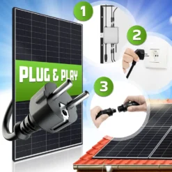 820 W / 600 W Balkonkraftwerk Photovoltaik Solaranlage Steckerfertig WIFI Smart -Vidailo Verkaufe 6b394014aa44d935bdecc7ba6160e528