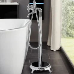 HOME DELUXE - Design Standarmatur RETRO Badarmatur Wannenarmatur Wassereinlass