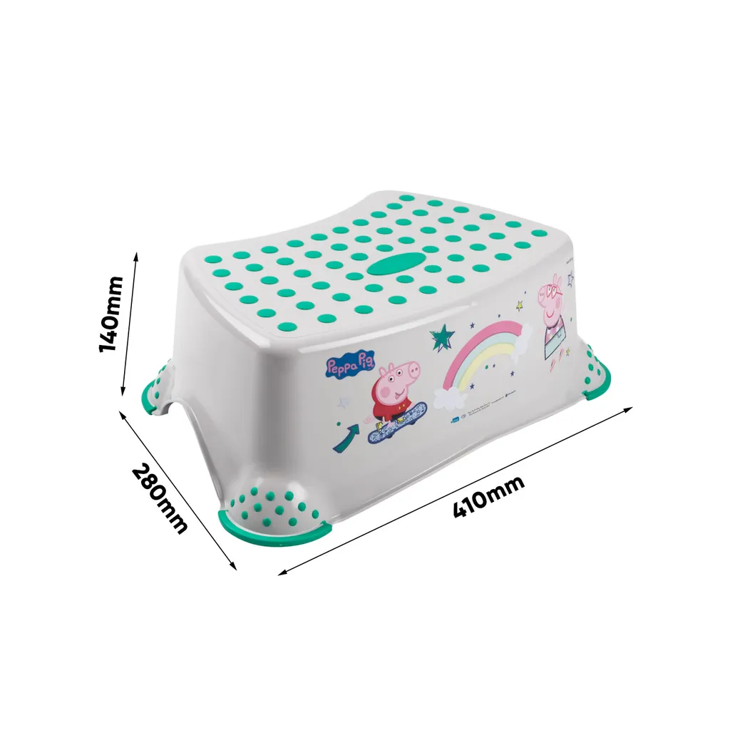 Keeeper Kids Tritthocker Tomek "Peppa Pig" Hellgrau 12 Keeeper Kids Tritthocker Tomek "Peppa Pig" Hellgrau – Bild 10