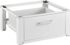 [en.casa] Waschmaschinen-Untergestell Mit Schublade Max. Bis 150kg Trockner Sockel Podest Stahl Unterschrank Erhöhung -Vidailo Verkaufe 6c508e6dd413c9ca1c6fc37cd0fda21b