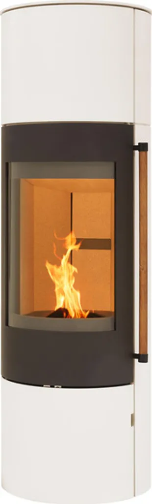 H&M Kaminofen EVO 2.1 XL Stahl-Creme Weiß 3 H&M Kaminofen EVO 2.1 XL Stahl-Creme Weiß