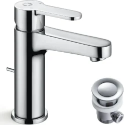 Chrom Waschtischarmatur Mit Zugstange, Wasserhahn Bad Mit Ablaufgarnitur Waschbecken, Mischbatterie Waschbecken -Vidailo Verkaufe 6eb6eb8da0bce38b724b7b9bf6c2e880