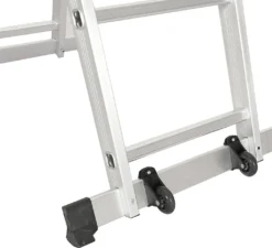 Jago® Baugerüst - 4 In1 Arbeitshöhe Max 280cm, Bis Zu 150kg Belastbar, Anti-Rutsch, Mit Rollen - Alu Multifunktionsleiter, Leitergerüst, Arbeitsgerüst, Arbeitsbühne, Mehrzweckleiter, Arbeitsplattform -Vidailo Verkaufe 6f4046e276cb2ec9a2f2dacabe835dfc