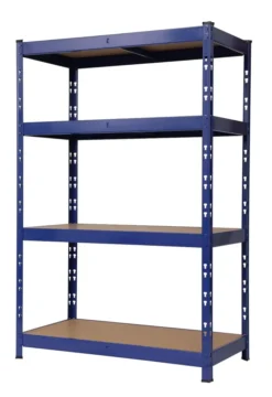 Metallsteckregal 180 X 120 X 60 Cm 4 Holzböden 1400 Kg