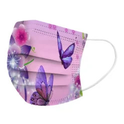 50 Stk Rosa Schmetterling 3-lagige Einwegmasken Gesichtsmaske Mundmaske Staubdicht Für Erwachsene Frauen -Vidailo Verkaufe 71b2d12951e218d2e378a07d501b2897