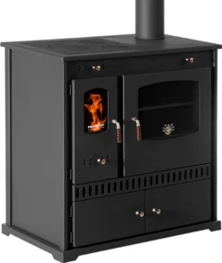 EEK A+ Kaminofen Mit Backfach Und Herdplatte Perfect Eco 7 KW Kamin Ofen Dauerbrandofen Werkstattofen Schwedenofen Hüttenofen Heizofen -Vidailo Verkaufe 721457ff034c6bfeae94ef7a7f00df98