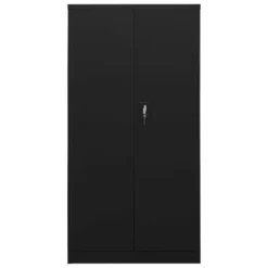 VidaXL Schließfachschrank Schwarz 90x40x180 Cm Stahl -Vidailo Verkaufe 7392b48ffb09135de078bff050e216db