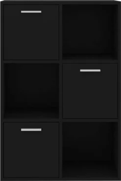 VidaXL Lagerschrank Schwarz 60x29,5x90 Cm Holzwerkstoff -Vidailo Verkaufe 743e7f6385fb00a442c15477d74e4e88