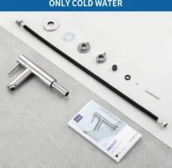 Kaltwasser Wasserhahn Bad Armatur Waschtischarmatur Badarmaturen Für Badzimmer Mit Anschlussschlauch -Vidailo Verkaufe 74fb4db9b0c874f82931ccf9d4e32abe