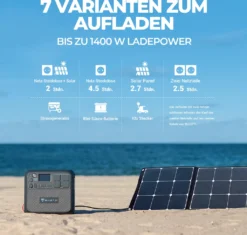 BLUETTI Solargenerator AC200MAX Mit 3 X PV200 Solarpanel, 2048Wh/2200W LiFePO4 Tragbare Powerstation Stromaggregat, 200W Solarmodule Für Notstromversorgung Camping, Stromausfall -Vidailo Verkaufe 75799d47077aa71d33122272b1586c44 2