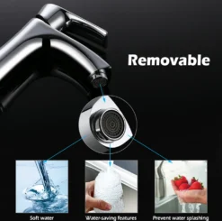 Waschtischarmatur Einhebelmischer Verchromter Messingkörper Badarmatur Wasserhahn Für Bad, Waschbecken Armatur Aus Messing, 155mm Hoch -Vidailo Verkaufe 761067d6145c948b3f399051d9490d9f