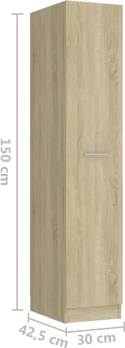 VidaXL Apothekerschrank Sonoma-Eiche 30x42,5x150 Cm Holzwerkstoff -Vidailo Verkaufe 7673c94e68d6ad72f5a3e47ec88ee704