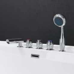 Mai & Mai Freistehende Acryl-Badewanne 170x80cm Rechteckig Inkl. Armatur Und Handbrause, Farbe: Weiß, Material: Sanitäracryl V612MA 10 Mai & Mai Freistehende Acryl-Badewanne 170x80cm Rechteckig Inkl. Armatur Und Handbrause, Farbe: Weiß, Material: Sanitäracryl V612MA -Vidailo Verkaufe 77442424163daadbbbfba6906f48cfab