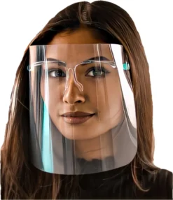 WIETRE® Visier Face Shield Maske Plastik | Gesichtsvisier Plexiglas