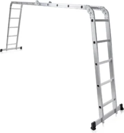 MAXCRAFT Multifunktionsleiter / Mehrzweckleiter 4x5 - Länge 5,51m