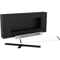 Wandkamin Bioethanol DELTA FLAT Mit Verglasung GESCHENKE -Vidailo Verkaufe 77a11787eddc94406fc680cae685a32b