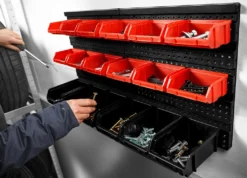 Deuba Wandregal Mit Stapelboxen 64 Tlg Box Starke Wandplatten Erweiterbar Werkstattregal Lagerregal Steckregal -Vidailo Verkaufe 77d969899e115978bb7e7bf69e2e0cc1