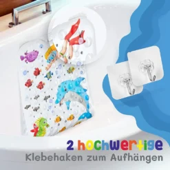 Delluxia Badewannenmatte Kinder Rutschfest Mit Aufhängung I Geruchsfrei Und BPA Frei I 100x40cm Bunt I Antirutschmatte Badewanne I Badematte Schimmelresistent I Badespaß Inkl. -Vidailo Verkaufe 79aa6ac6e67a421f03e258cbef2225ff