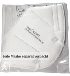 Atemschutzmaske FFP2 NR Maske - Schutzmaske 50 Stück WEIß -Vidailo Verkaufe 79e2cea859d02ca55e8bc7bb72b641ee