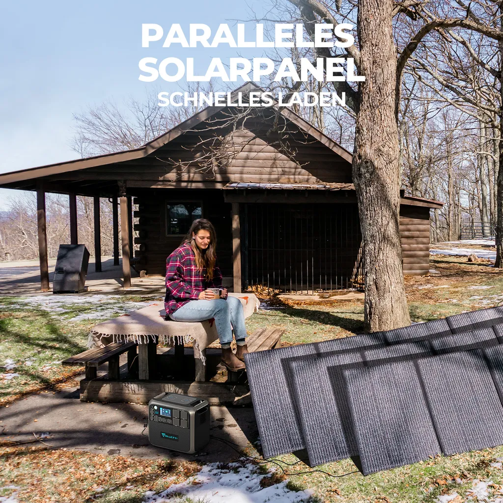 BLUETTI AC200MAX Solargenerator Mit 2 XPV350 Solarpanel, 2048Wh/2200W LiFePO4 Stromerzeuger Unit 350W Solarmodul Für Notstromversorgung Camping, Wohnwagen, Stromausfall, Stromausfall 10 BLUETTI AC200MAX Solargenerator Mit 2 XPV350 Solarpanel, 2048Wh/2200W LiFePO4 Stromerzeuger Unit 350W Solarmodul Für Notstromversorgung Camping, Wohnwagen, Stromausfall, Stromausfall – Bild 8