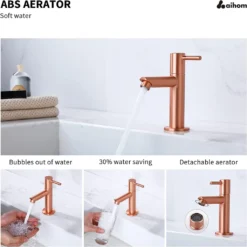 Kaltwasserhahn Wasserhahn Bad Kaltwasser Armatur Für Bad Standventil Wasserhahn Armatur Badarmaturen Roségold -Vidailo Verkaufe 7b830f62f923175a7cc64a0c3bfdd114