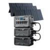 BLUETTI Stromerzeuger Combo AC300+2*B300 Mit 3PCS 350W Solar Panel, 3000W AC-Steckdosen Solargenerator Mit PV350 Solaranlagen,12288Wh LiFePO4 Batterie Stromerzeuger Für Camping, Notfall, Wohnwagen