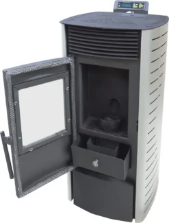 Nemaxx P9 Pelletofen Pelletkamin Pelletkaminofen 9 KW Kaminofen Heizofen Pellet Ofen Kamin Pelletheizung Heizung Heizgerät Kaminheizung Pellets - Weiß - WiFi-Ready -Vidailo Verkaufe 7de2313f1edfb554066c47220b6e4303