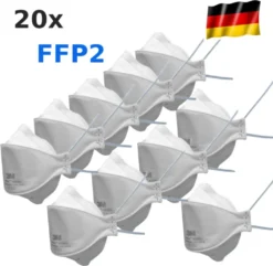GERMANY! 20x 3M Aura 9320D+ Atemschutzmaske FFP2 Mundschutz Maske FFP 2