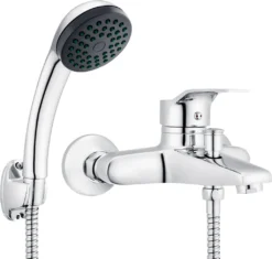 Badewannenarmatur Dusch Set VESTO Wasserhahn Wannenarmatur Mit Handbrause Bad Armatur