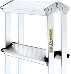 Doppelseitige Leiter, Alu, 4 Stufen, Belastbar Bis 125 Kg -Vidailo Verkaufe 802eafe1471804cebdcf33cb29801605