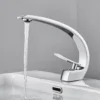 AURALUM Wasserhahn Bad Gebogener Wasserhahn Chrom Wasserhahn Galvanisieren Von 3 Schichten